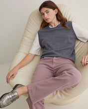 Mauve organic-cotton straight jeans