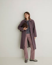 Mauve organic-cotton straight jeans