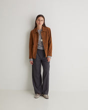 Brown 100% suede jacket