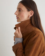 Brown 100% suede jacket