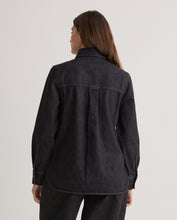 Grey denim shirt