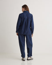 Blue denim shirt