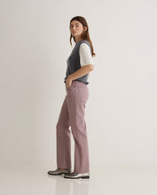Mauve organic-cotton straight jeans