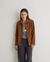 Brown 100% suede jacket