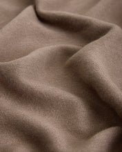 Stone wool-blend frayed foulard
