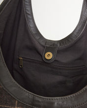 Brown leather maxi tote bag