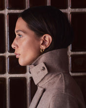 Handmade wool-blend long coat beige