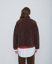 SHEARLING JACKET CHOCOLATE