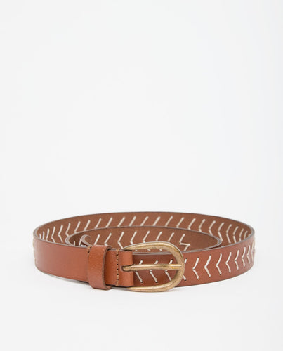 LEATHER BELT BROWN