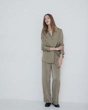 SATEEN KHAKI SHIRT