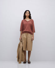 TERRACOTTA SHORT-SLEEVE JUMPER