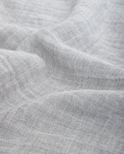 Light grey 100% wool soft foulard