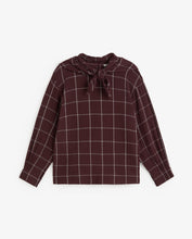 CHECK SHIRT WITH SCARF