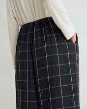CHECK HAREM TROUSERS
