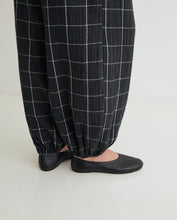 CHECK HAREM TROUSERS