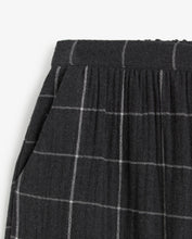 CHECK HAREM TROUSERS