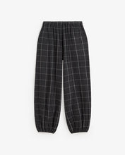 CHECK HAREM TROUSERS