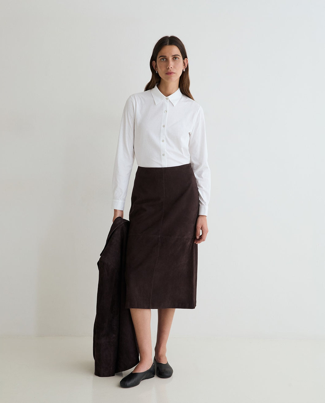 SUEDE SKIRT