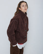 SHEARLING JACKET CHOCOLATE