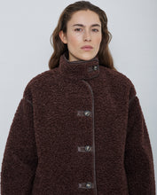 SHEARLING JACKET CHOCOLATE