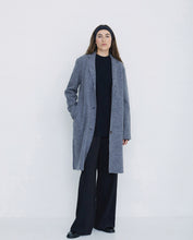 100% WOOL COAT GREY