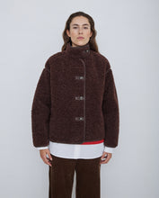 SHEARLING JACKET CHOCOLATE