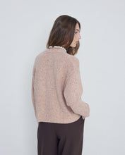 WOOL CARDIGAN BUTTONS PINK