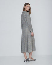 LONG SHIRT DRESS BEIGE/GREY