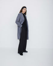 100% WOOL COAT GREY