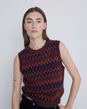 JACQUARD KNIT VEST