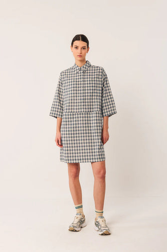 VICHY-CHECKERED DRESS