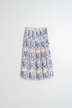 WATERCOLOR MIDI SKIRT BLUE